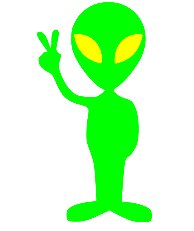 Green alien costume icons png preview