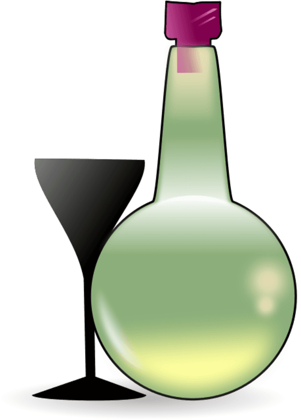 Green Champagne Bottle Icon icons png preview