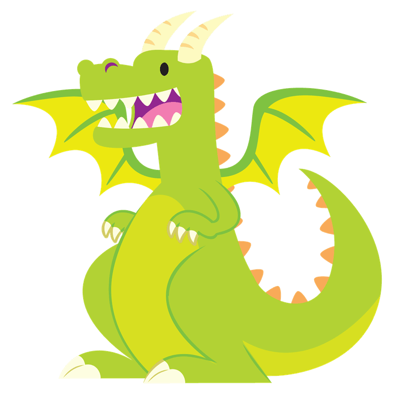 Green Dragon Cartoon icons png preview