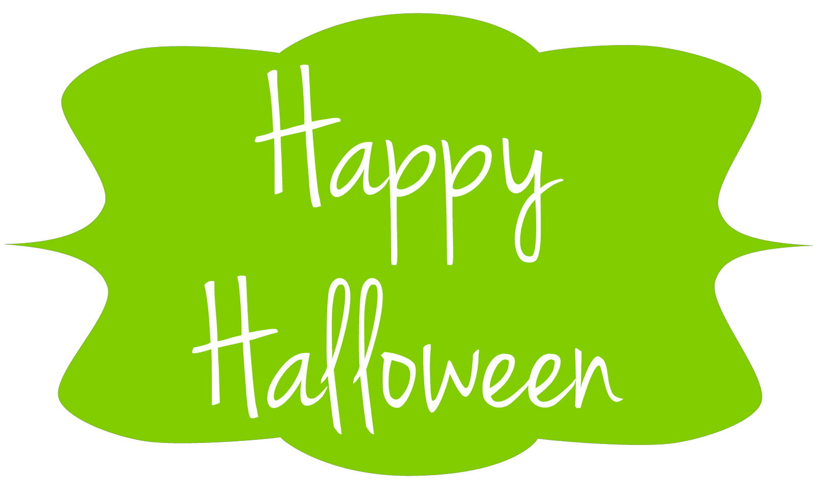 Green happy halloween sign icons png preview