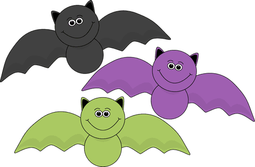 Halloween Colorful Bats icons png preview