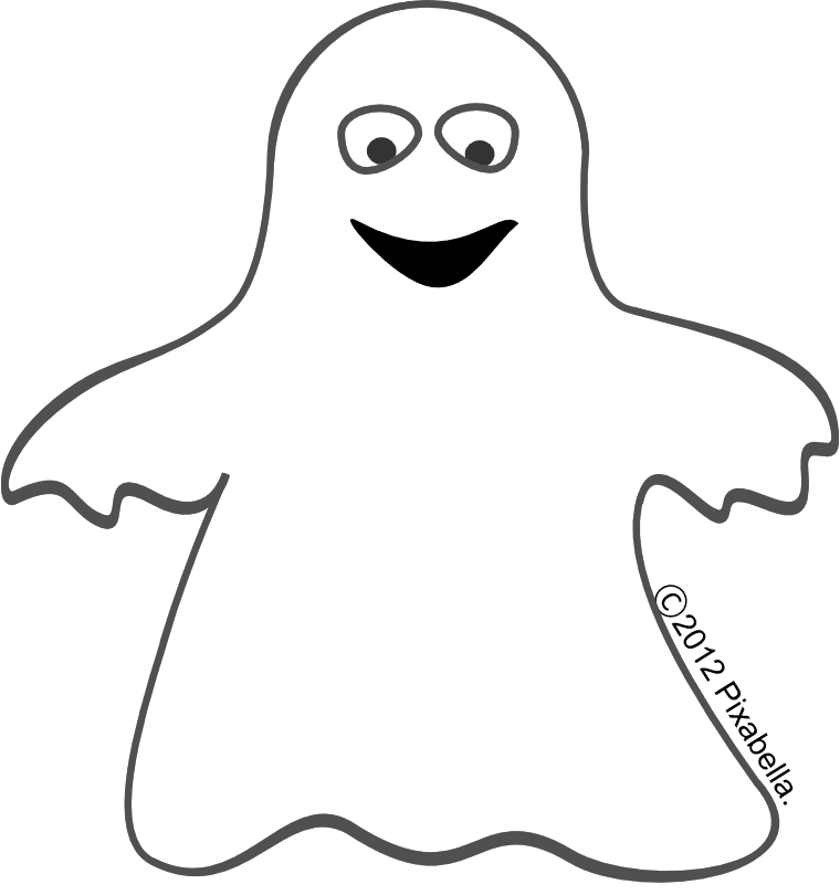 Halloween Ghost Outline icons png preview