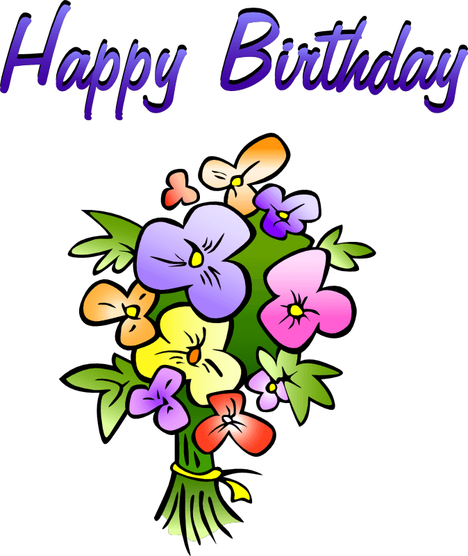 Happy Birthday Card Bouquet icons png preview