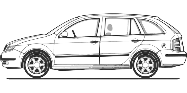 Hatchback Car Drawing icons png preview