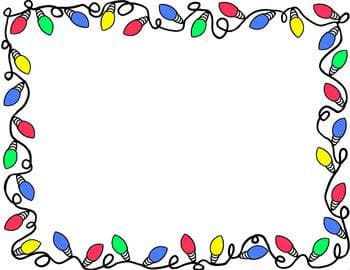 Holiday Christmas Light Frame icons png preview