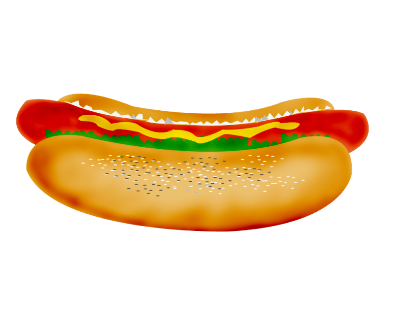 Hot Dog Food Clipart icons png preview