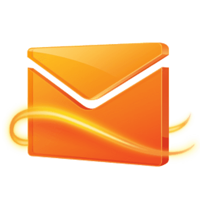 Hotmail orange mail icon icons png preview