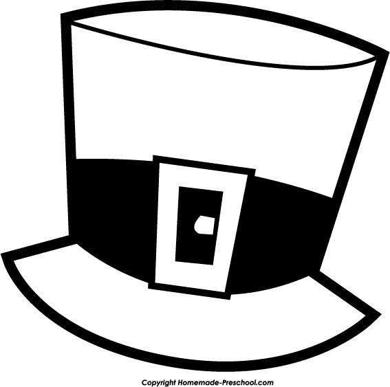 Irish Leprechaun Hat Outline icons png preview