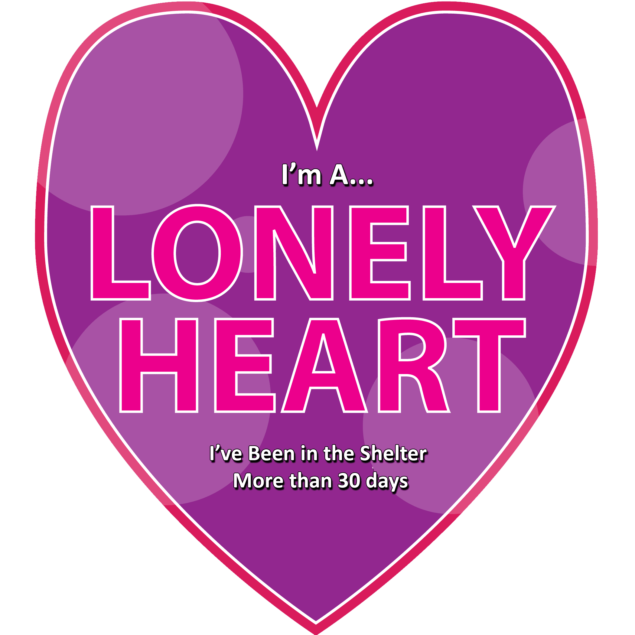 Lonely Heart Purple Banner icons png preview