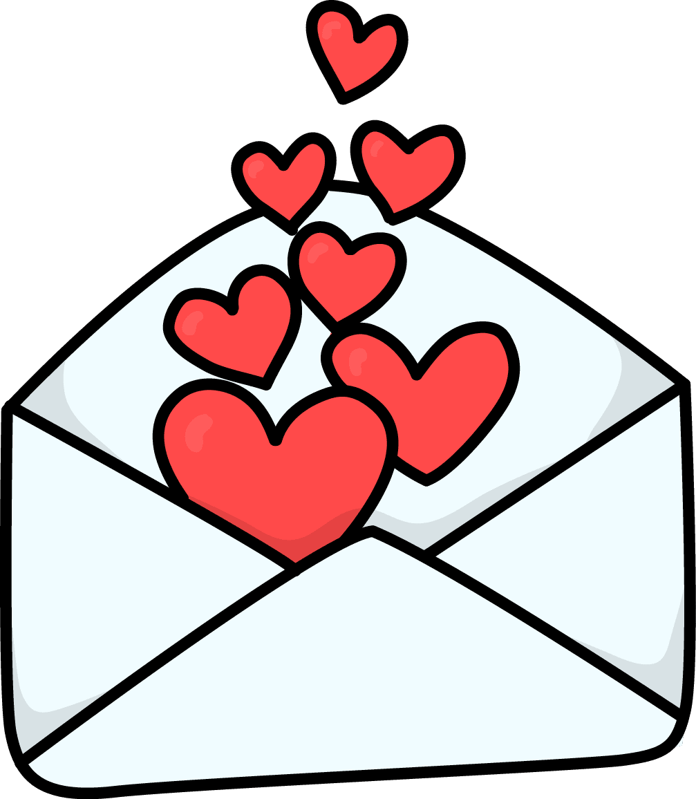 Love Letter Envelope heart icons png preview