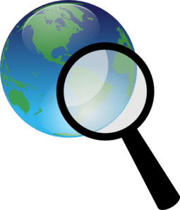 magnifying Earth Search Icon icons png preview