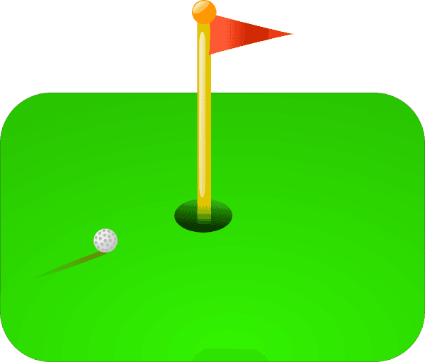 Mini Golf Ball flag clip art icons png preview