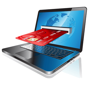 Online Banking Credit Card Laptop icons png preview