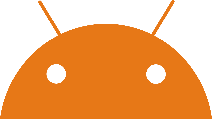 Orange Android Logo icons png preview