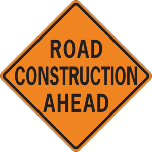 Paving Construction Sign icons png preview