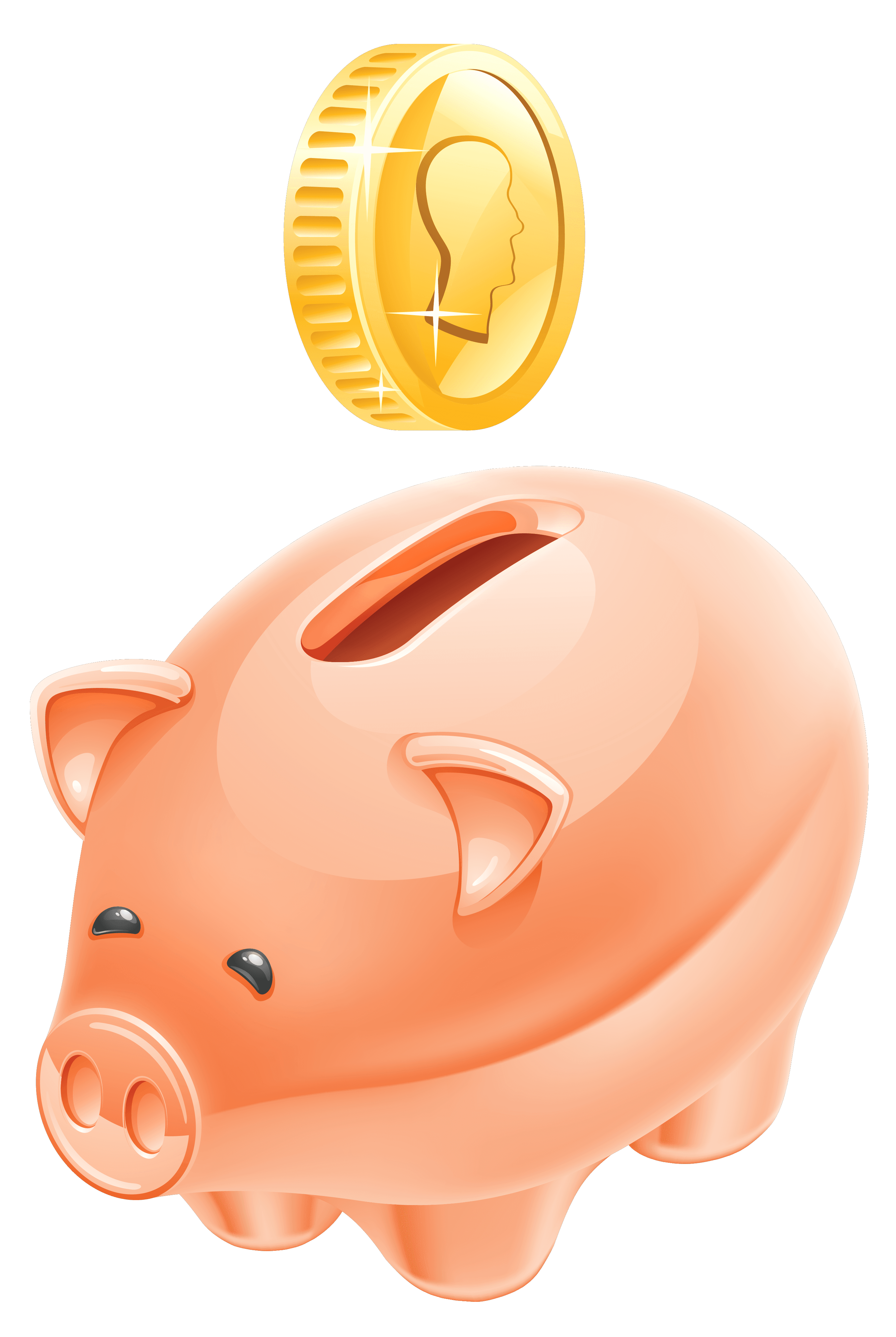 Piggy Bank Gold icon icons png preview