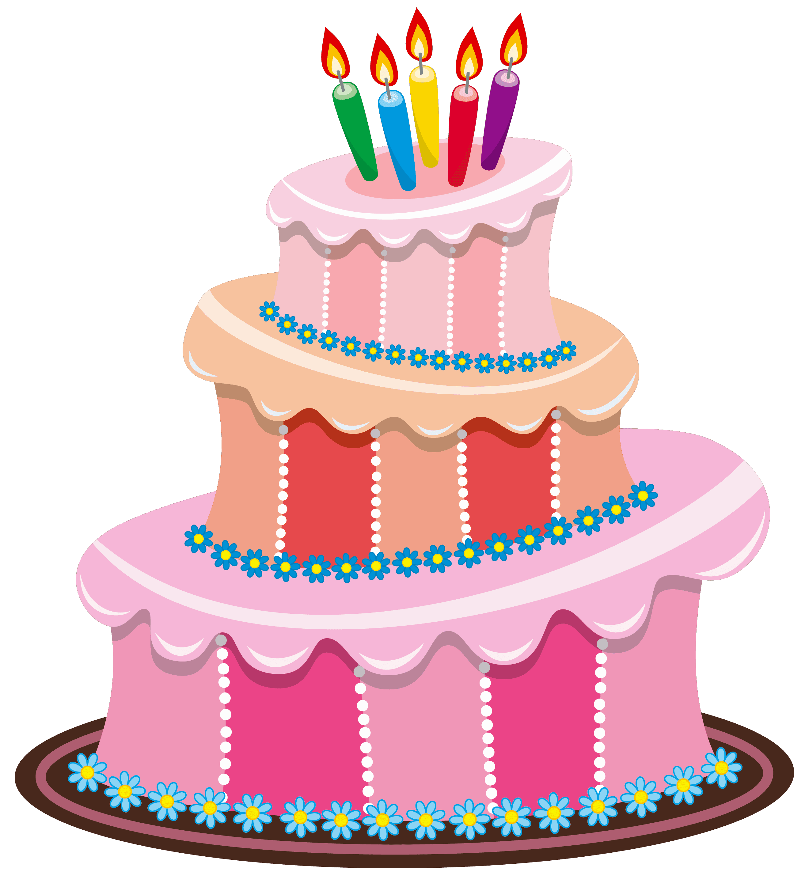 Pink Birthday Cakes icons png preview