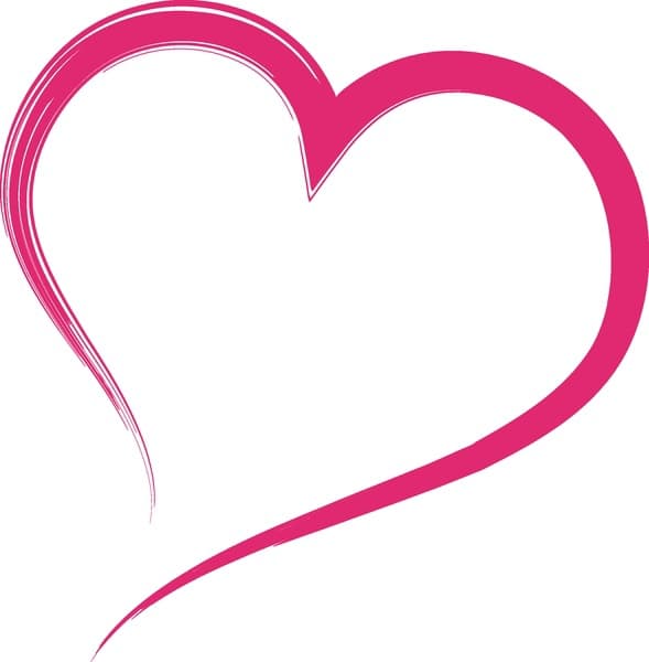 Pink Heart brush clip art icons png preview