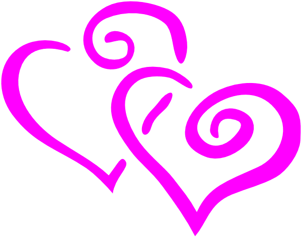 Pink Hearts Swirls Icon icons png preview