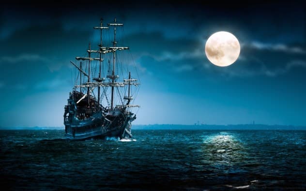 Pirate Ships ocean background icons png preview