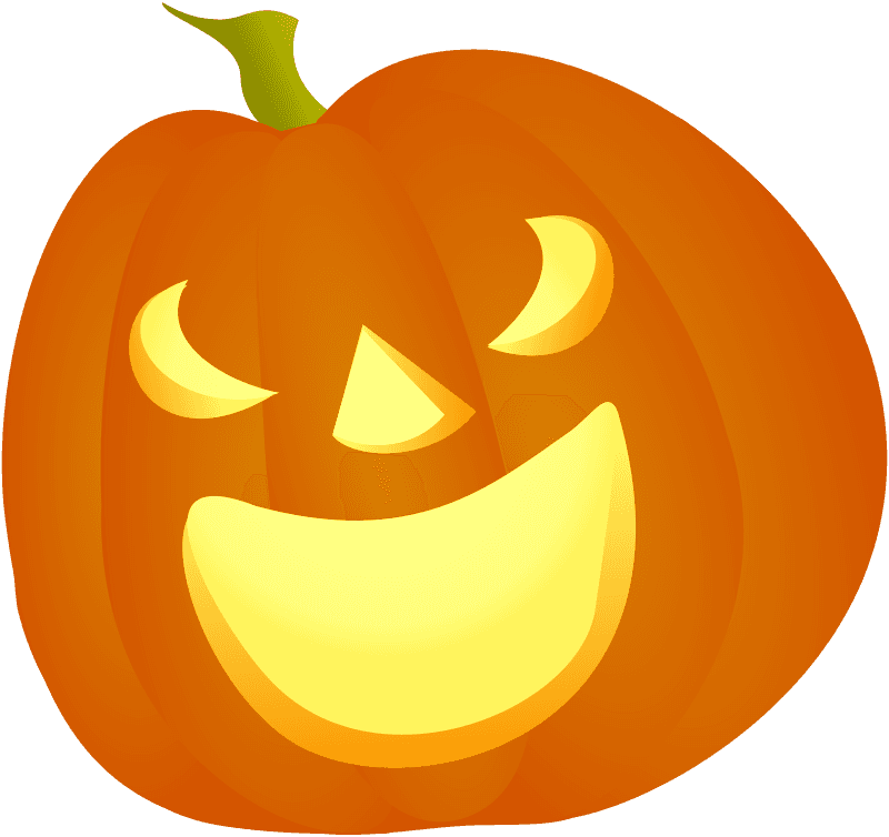 Pumpkin glowing face icons png preview