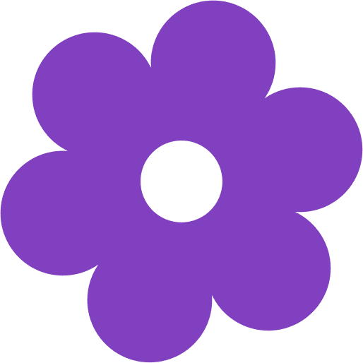 Purple Flower Icon icons png preview