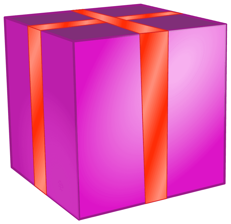 Purple gift box icons png preview