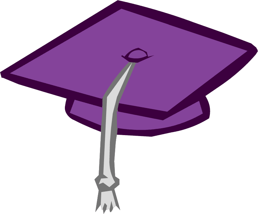 Purple Graduation Hat Png icons png preview