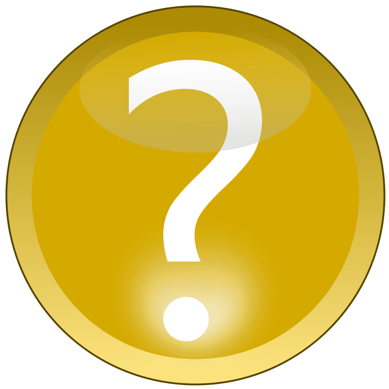 Question Mark Yellow Button Icon icons png preview