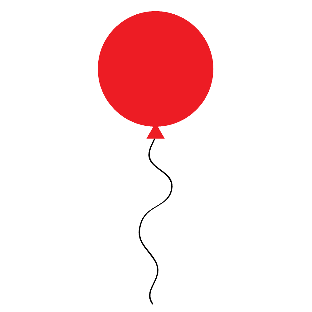 Red Balloon Transparent icons png preview