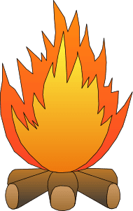 Red Campfire flame icon icons png preview