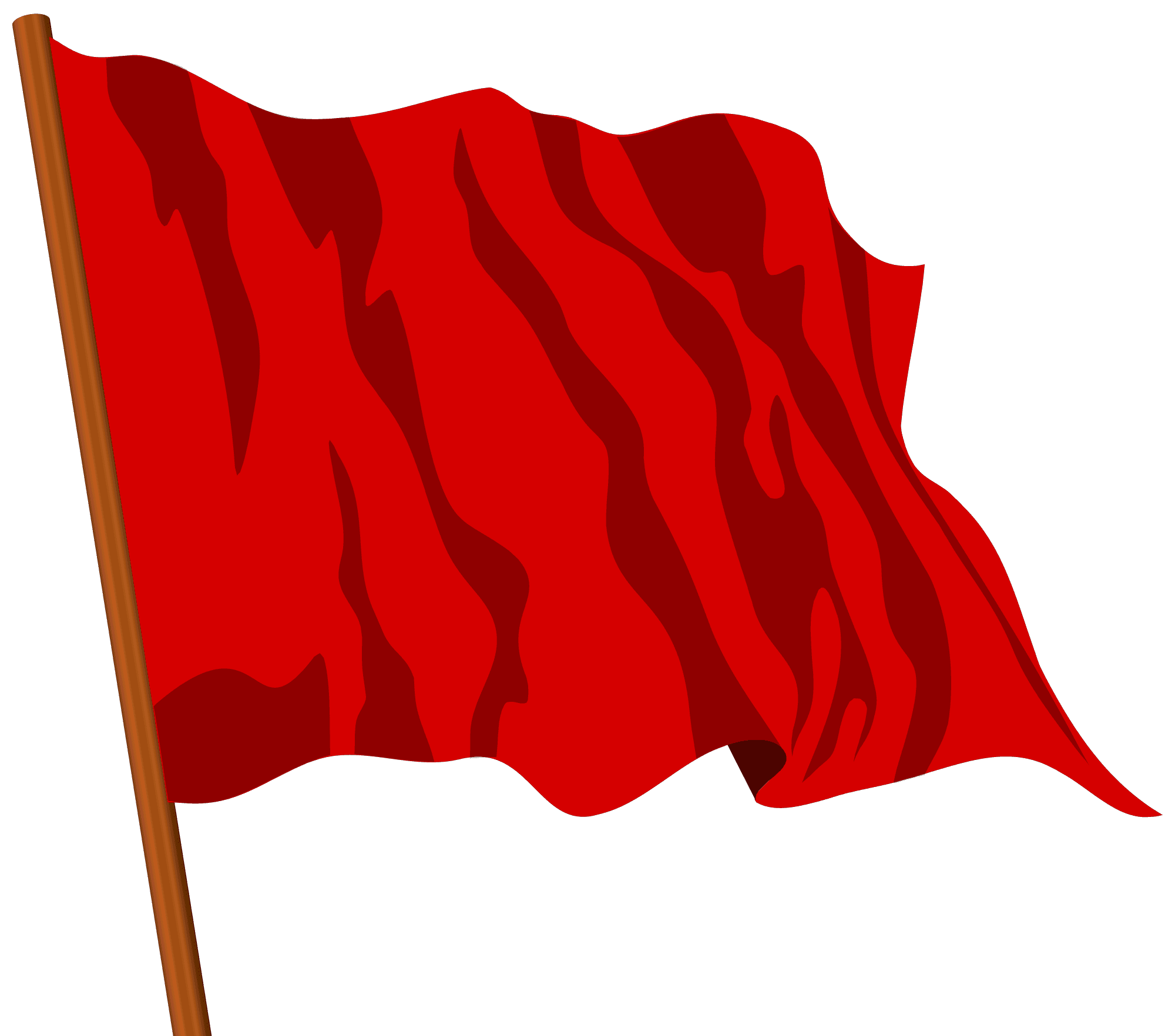 Red flag waving icons png preview