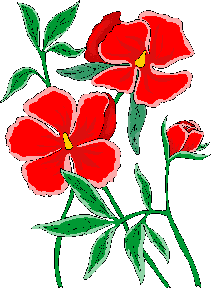 Red Flower Art icons png preview