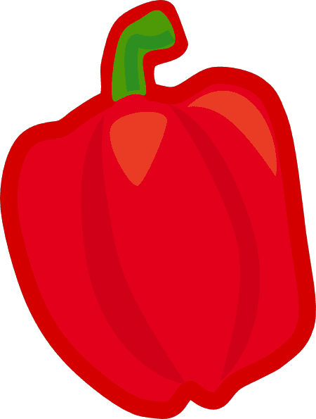 Red Pepper Vegtable Icon icons png preview