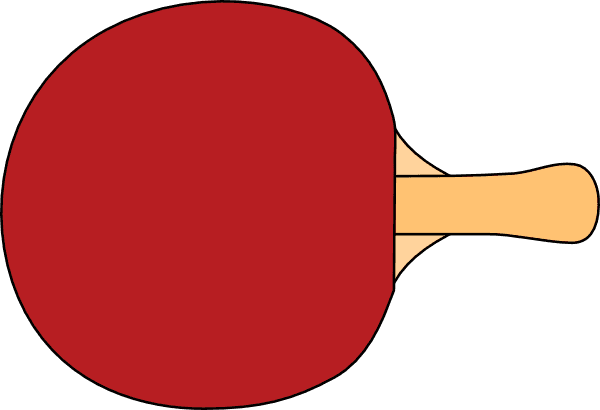 Red Ping Pong Paddle icons png preview