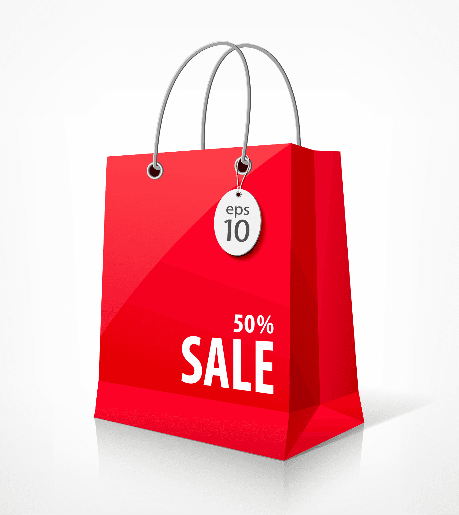 Red Shopping Bag icons png preview