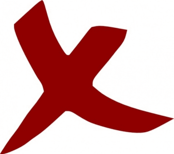 Red X Symbol icons png preview