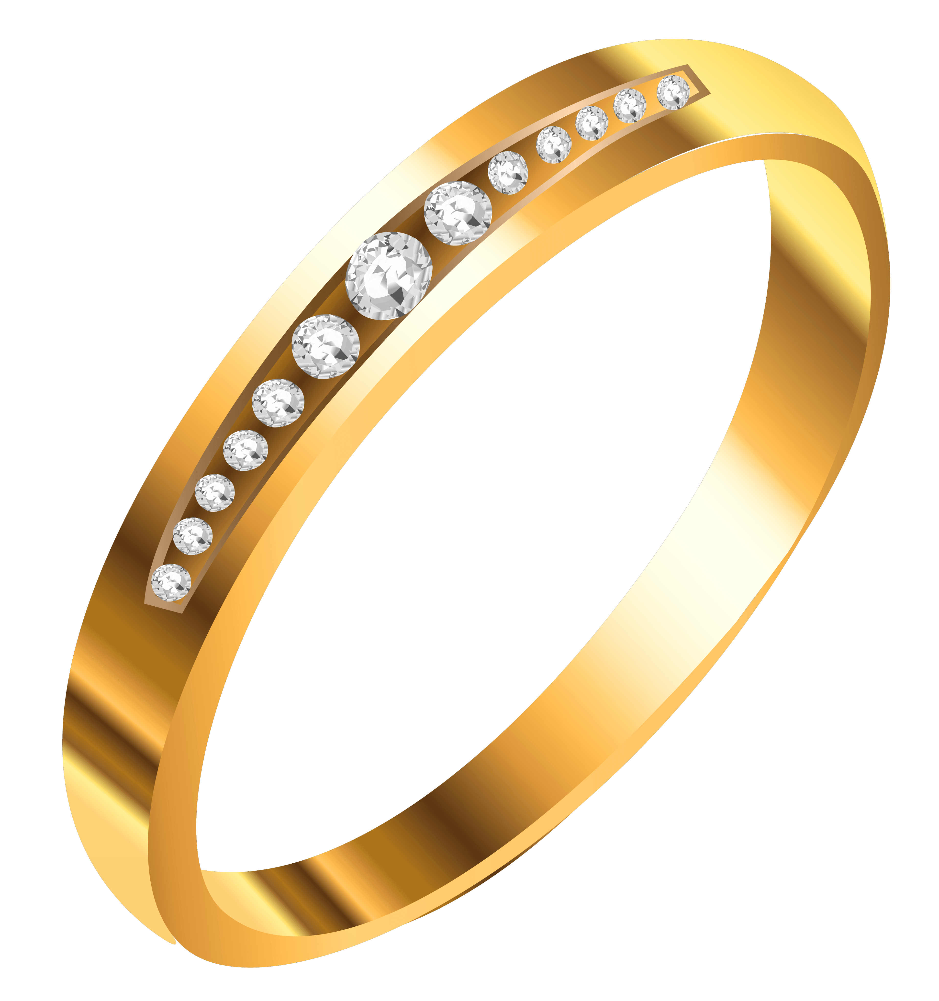 Ring gold 3d diamonds transparent png icons png preview