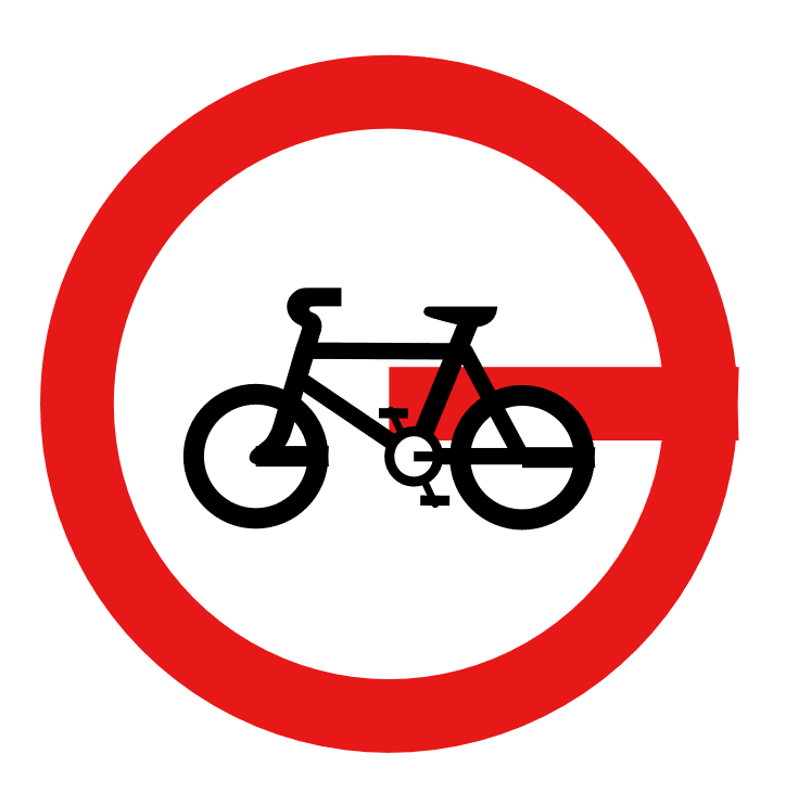 Road Sign Bicycle icon icons png preview