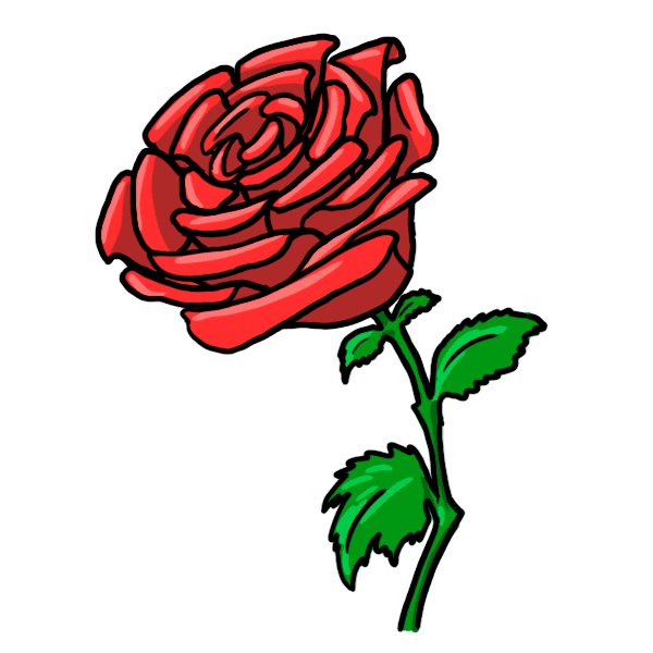 Rose Cartoon Flower Art icons png preview