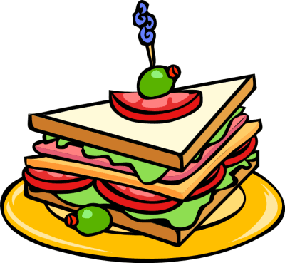 Sandwich plate food clipart icons png preview