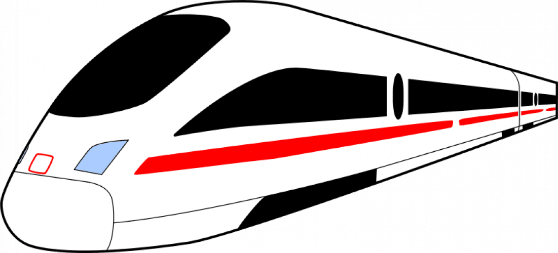 Speed Train Vector Art icons png preview