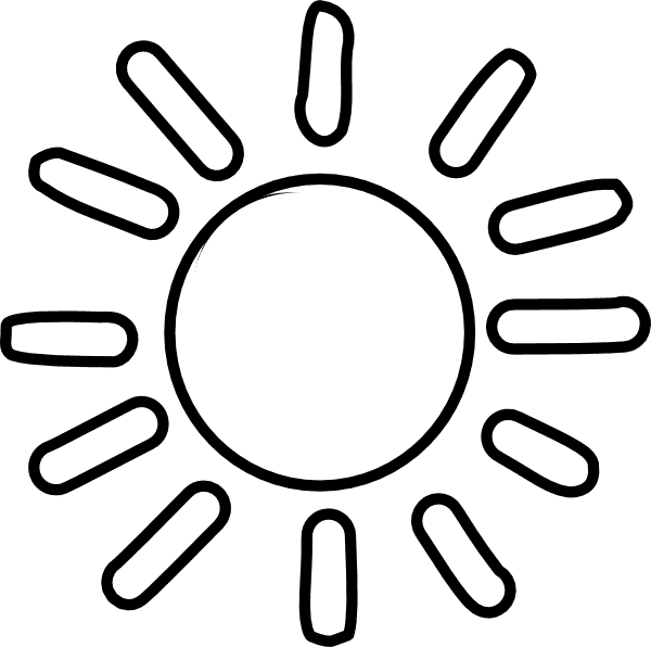 Sun Outline Cliparts icons png preview