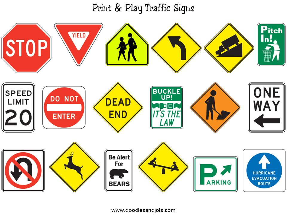 Traffic Road Sign icon Set icons png preview