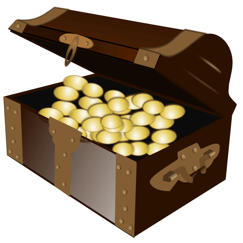 Treasure Chest gold coin icon icons png preview