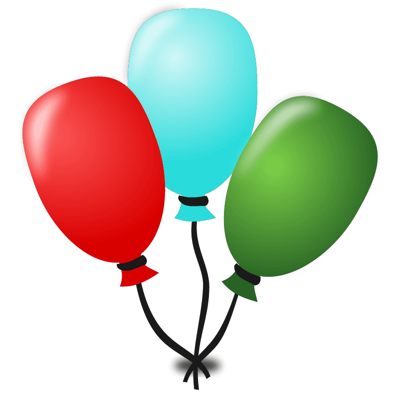 Tree Balloons Colored icons png preview