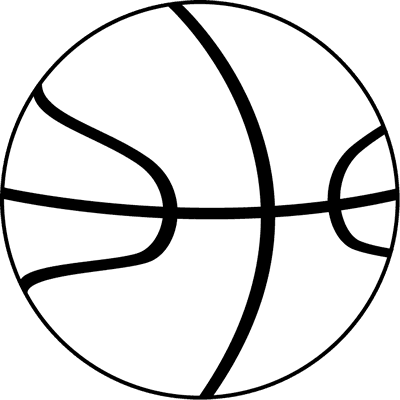 Uncolored Basketball Ball icons png preview