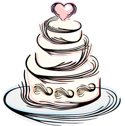 Wedding Cake Drawing icons png preview