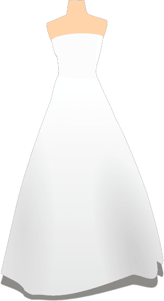 Wedding Dress Clipart icons png preview