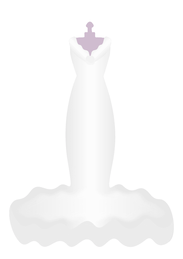 Wedding dress mannequin icons png preview